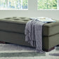 Caspian-Town - Oversized Accent Ottoman - Olive