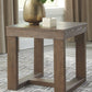 Cariton - Gray - Square End Table