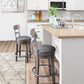 Caitbrook - UPH Swivel Barstool  - Gray