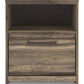 Elbrim - Brown - One Drawer Night Stand