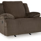 Top Tier - Chocolate - Rocker Recliner - Fabric