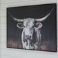 Harlandale - Black / White / Brown - Wall Art