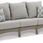 Visola - Sofa with Cushion - Gray