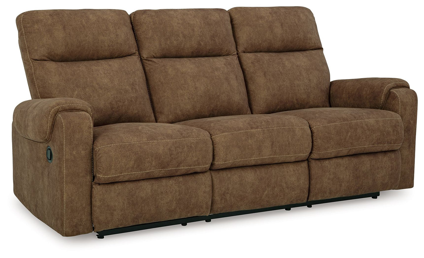 Edenwold - Brindle - Reclining Sofa - Faux Leather