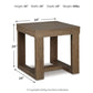 Cariton - Square End Table - Gray