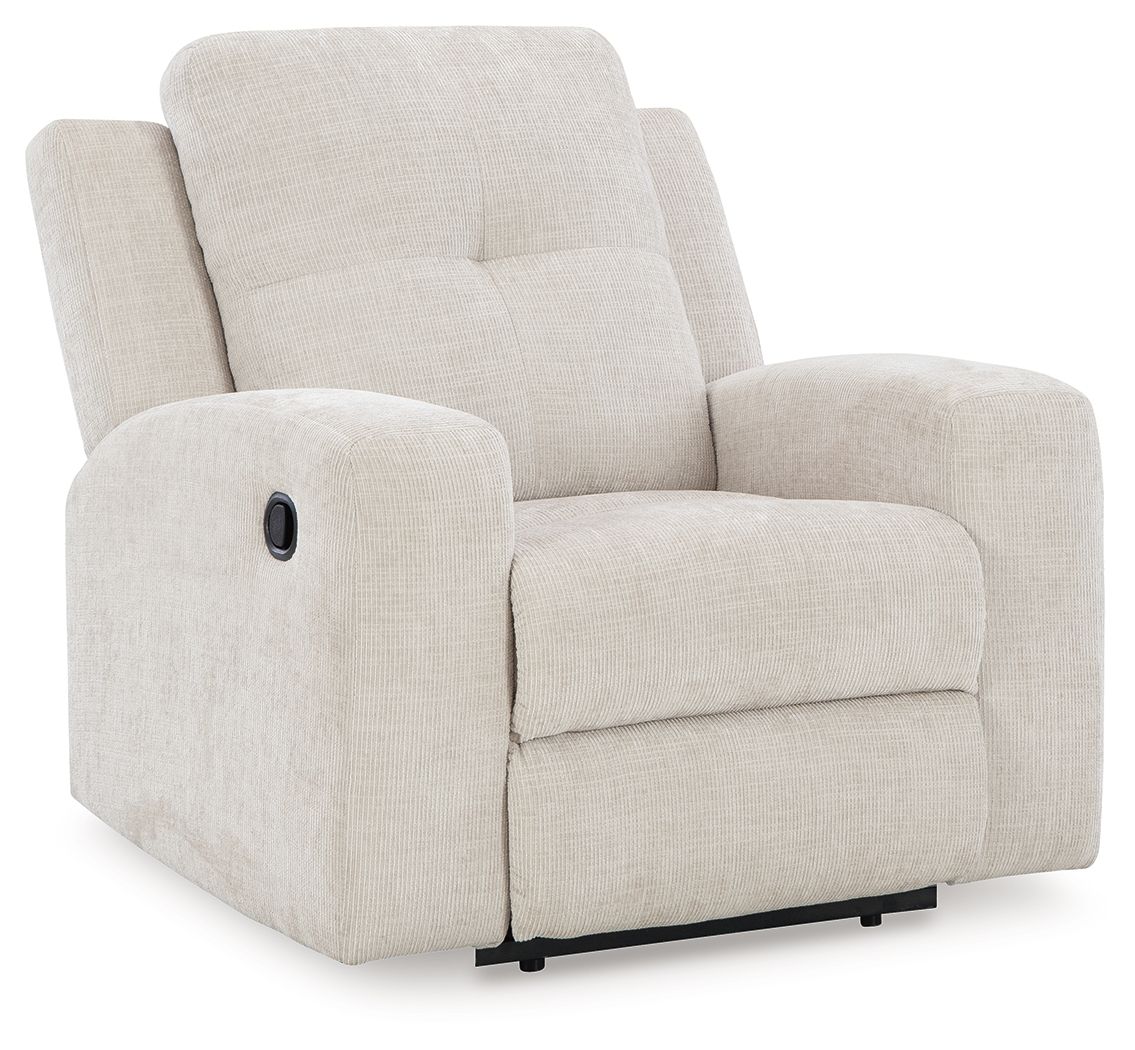 Danum - Stone - Zero Wall Recliner - Fabric