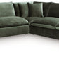 Carriage View - Jade - 3-Piece Sectional