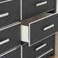Zuraleus - Black - Six Drawer Dresser