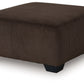 Kimlee - Chocolate - Oversized Accent Ottoman