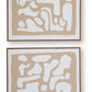Waldett - Beige / White - Wall Art Set (Set of 2)