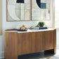 Fitzroy - Brown / White - Accent Cabinet