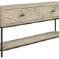 Roanley - Distressed White - Console Sofa Table