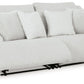 Top Tier - Alloy - 2-Piece Sectional Loveseat With RAF And LAF Recliner