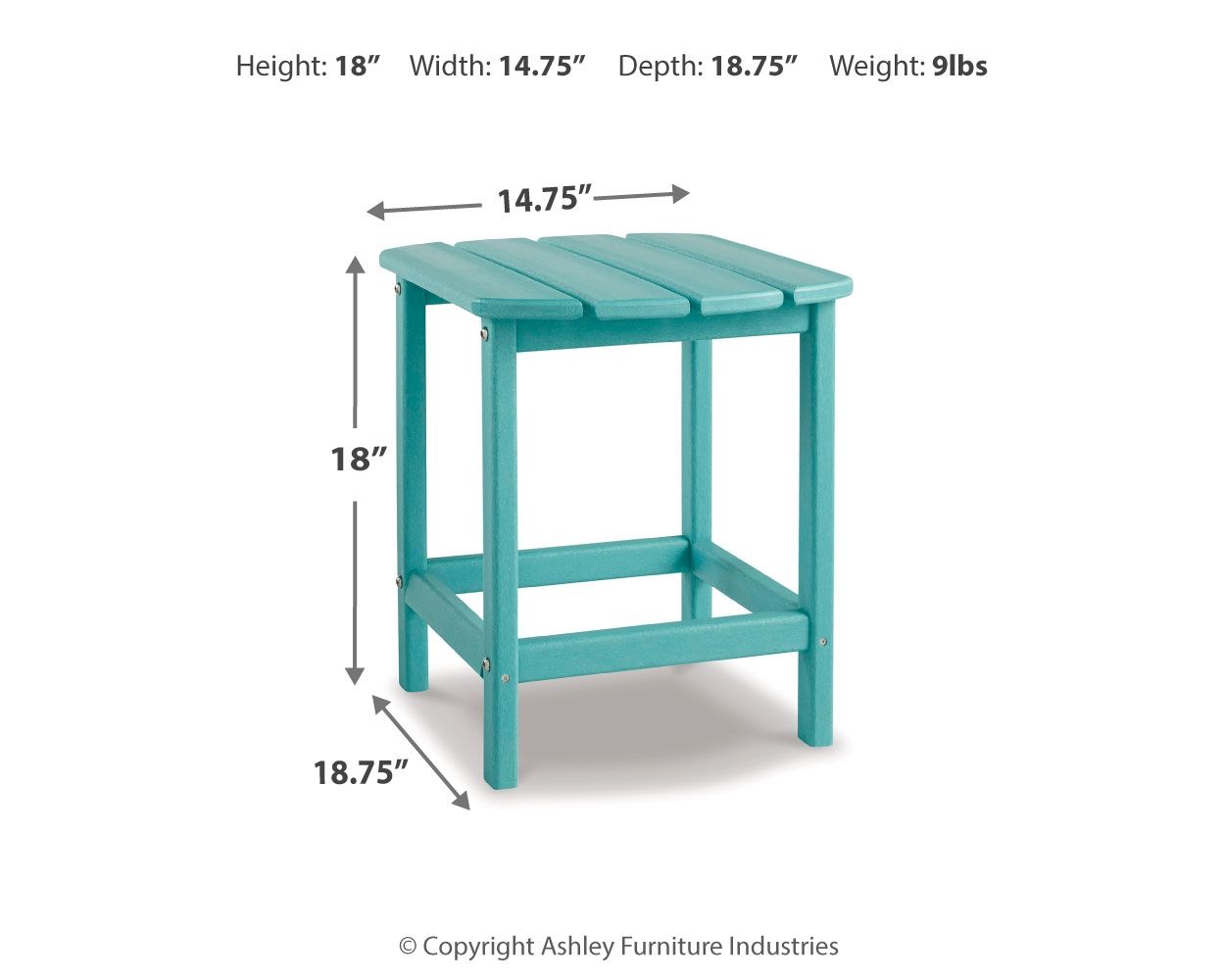 Sundown Treasure - Outdoor End Table - Fraser Furniture & Mattresses