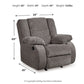 Tulen - Dark Gray - Rocker Recliner
