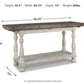 Havalance - Flip Top Sofa Table - Gray / White