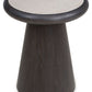 Bracken - Round End Table - French Black