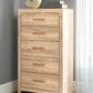 Kinlanni - Five Drawer Chest - Tan