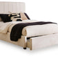 Shoralli - Queen Upholstered Storage Bed - Beige