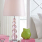 Letty - Pink - Crystal Table Lamp