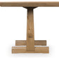 Ridgester - Rectangular Dining Room Counter Table - Light Brown