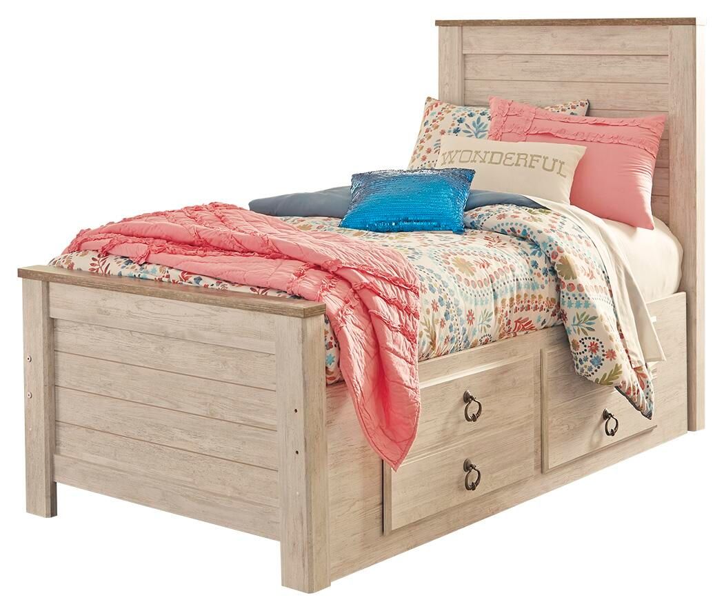 Willowton - Panel Bed - Fraser Furniture & Mattresses