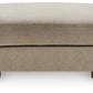 Linenhause - Oversized Accent Ottoman - Dune
