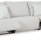 Top Tier - 3-Piece Sectional Sofa With RAF And LAF Recliner - Alloy