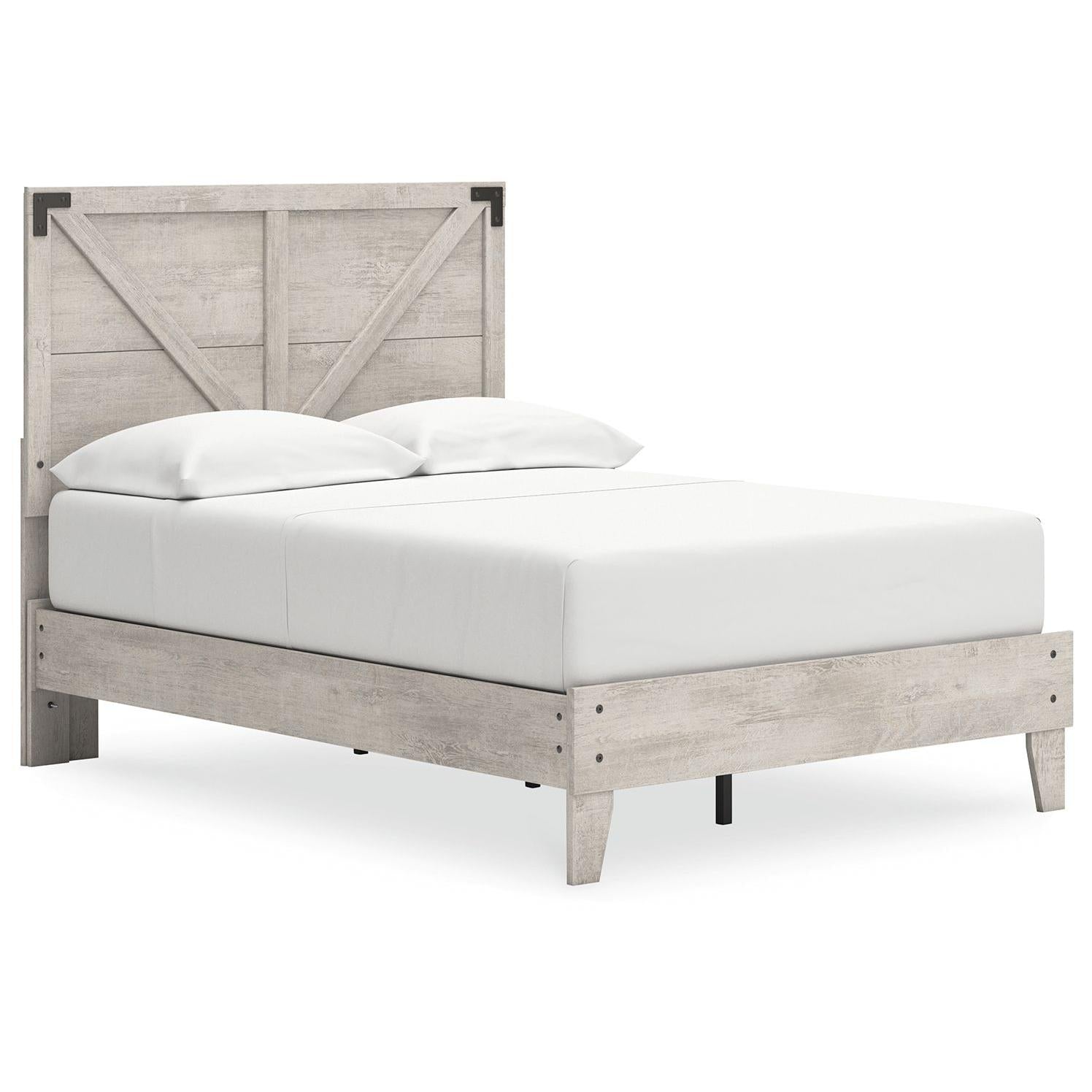 Shawburn - Platform Bed With Crossbuck Panel Headboard