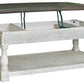 Havalance - Gray / White - Lift Top Cocktail Table