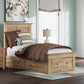 Makidern - Panel Storage Bed With 2 Under Bed Storage Units