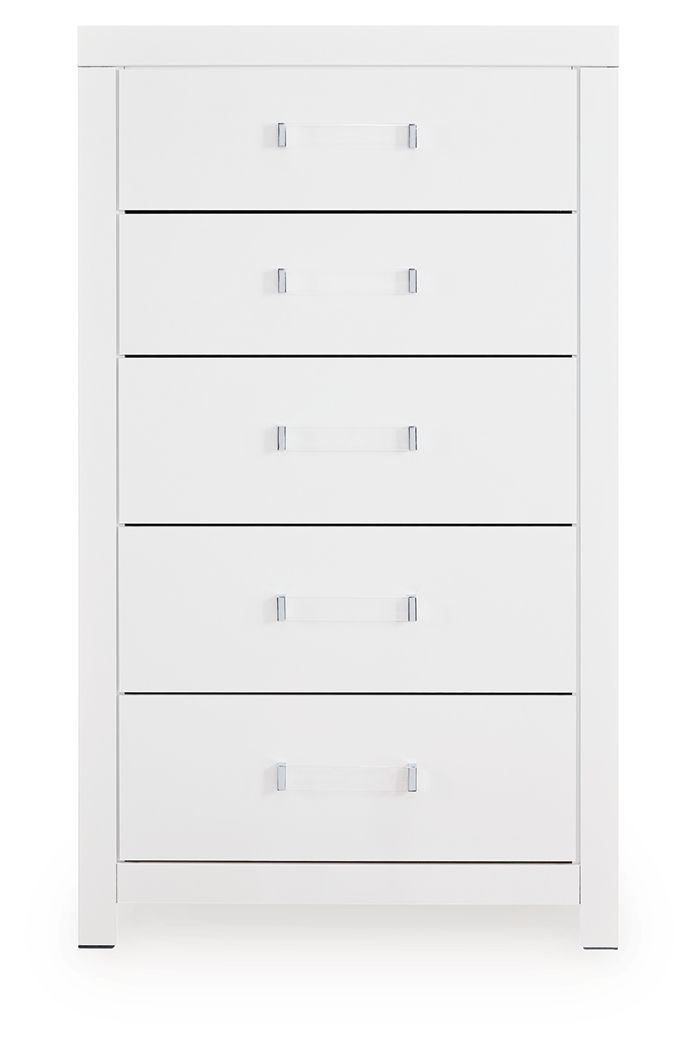 Maeling - Five Drawer Chest - Fraser Furniture & Mattresses