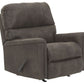 Navi - Smoke - Rocker Recliner - Faux Leather