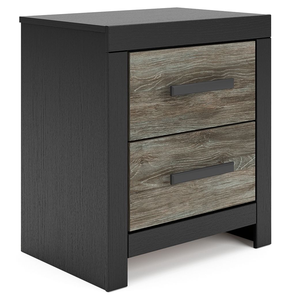 Broachmyn - Two Drawer Night Stand - Fraser Furniture & Mattresses