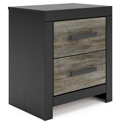 Broachmyn - Two Drawer Night Stand - Fraser Furniture & Mattresses