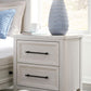 Darbonton - Two Drawer Night Stand - Dove White