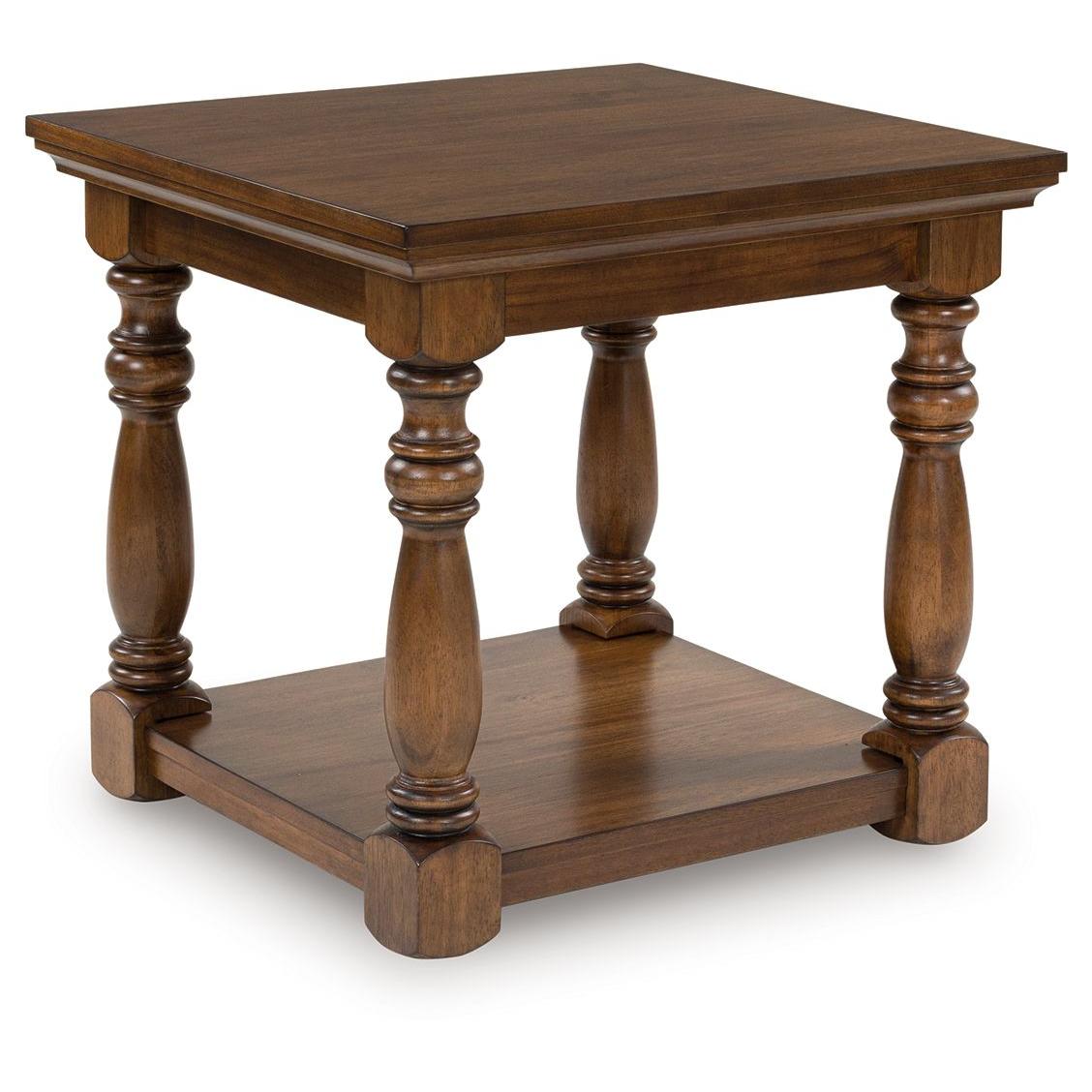 Sturlayne - Rectangular End Table - Brown