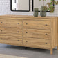 Bermacy - Light Brown - Six Drawer Dresser