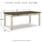 Bolanburg - Rectangular Dining Room Table - Beige