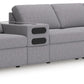 Modmax - Straight Sectional - Granite