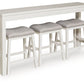Robbinsdale - Rectangular Dining Room Counter Table Set (Set of 4) - Antique White