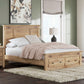 Makidern - Panel Storage Bed With Storage Footboard