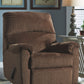 Nerviano - Chocolate - Zero Wall Recliner - Fabric