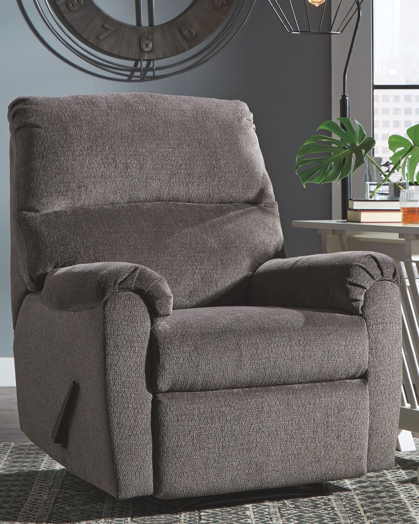 Nerviano - Dark Gray - Zero Wall Recliner