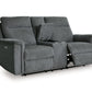 Barnsana - Dbl Power Reclining Loveseat With Console