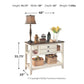 Whitesburg - Brown / Cottage White - Dining Room Server