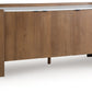 Fitzroy - Brown / White - Accent Cabinet