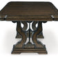 Maylee - 11 Pc. - Dining Extension Table, 4 Side Chairs, 2 Arm Chairs, Storage Bench, Buffet And Hutch - Dark Brown
