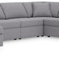 Modmax - U-Shaped Sectional - Granite