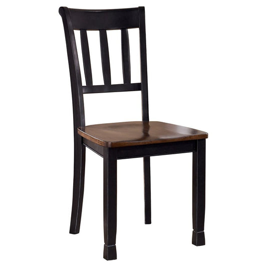 Owingsville - Black / Brown - Dining Room Side Chair (Set of 2)